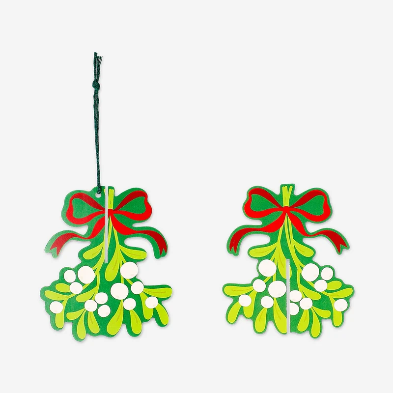 Paper mistletoes for hanging - 4 pcs