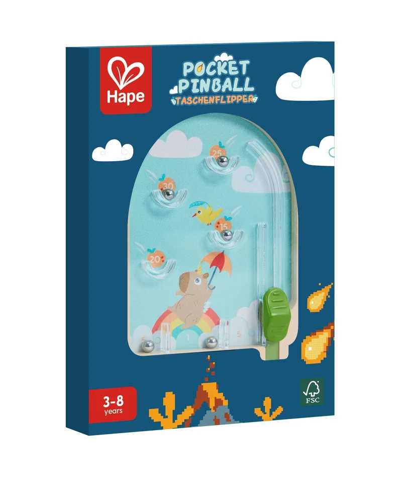 Pinball de bolsillo · Hape