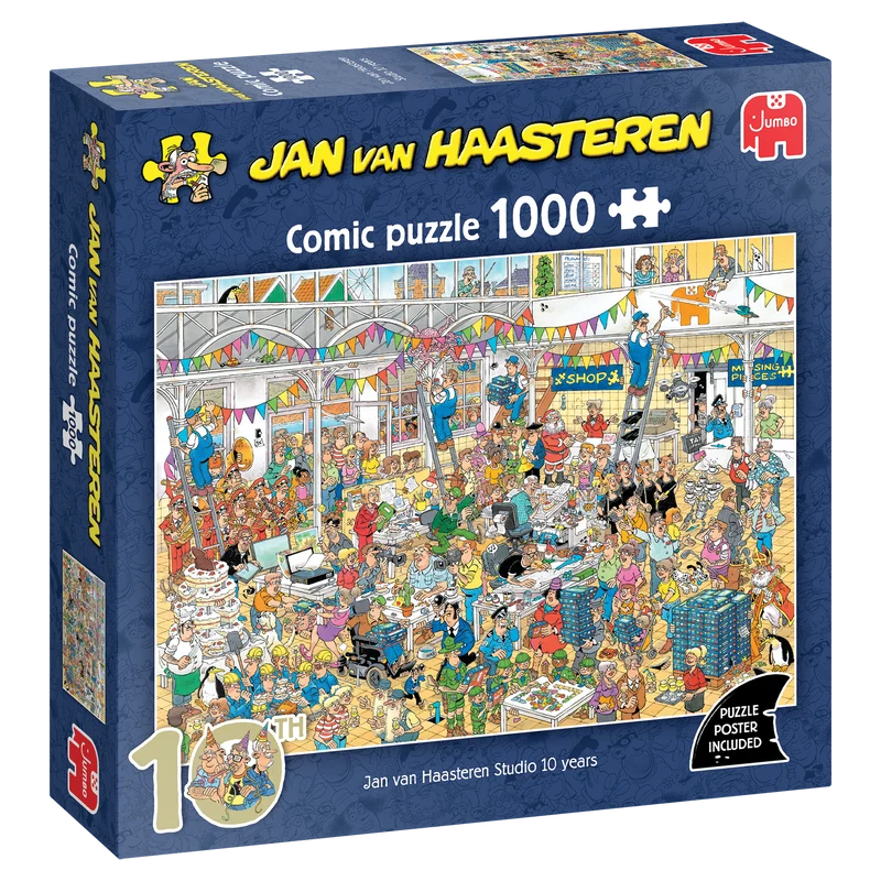 Jan van Haasteren - Studio 10 Years (1000 pieces)