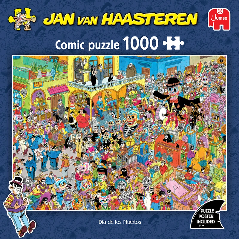 Jan van Haasteren - Dia de los Muertos (1000 pieces)