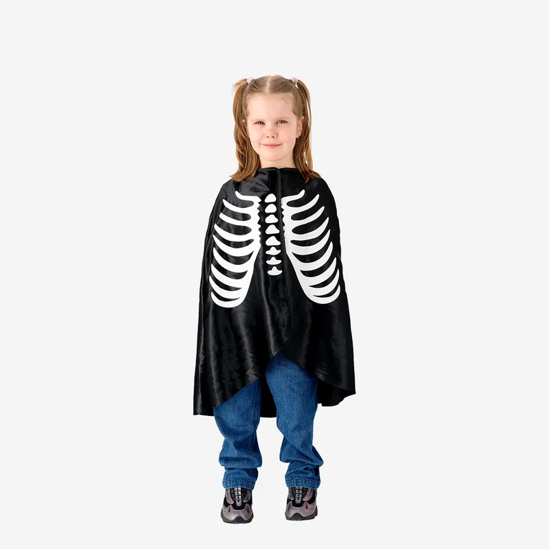 Skeleton costume cape - For kids