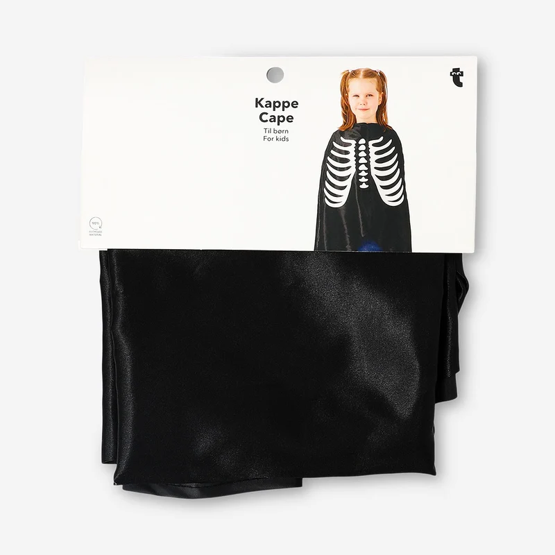 Skeleton costume cape - For kids