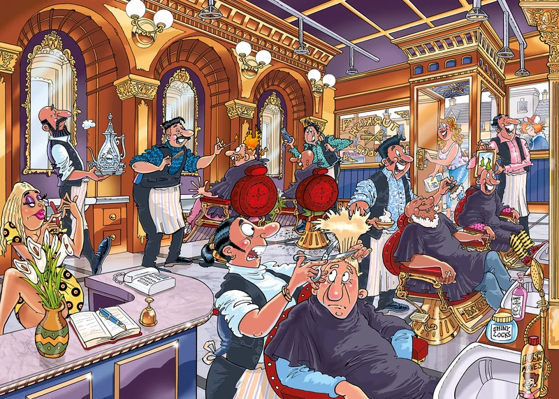 Wasgij Mystery 27 - A Close Shave! (1000 pieces)