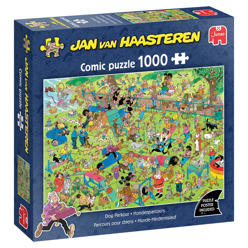 Jan van Haasteren - Dog Parkour (1000 pieces)