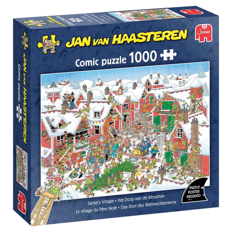 Jan van Haasteren - Santa's Village (1000 pieces)