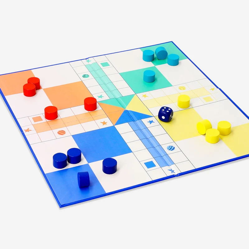 Cardboard Ludo game