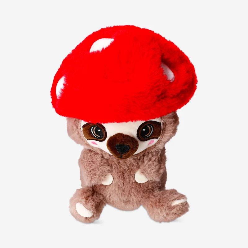 Plush toy - Sloth with mushroom hat