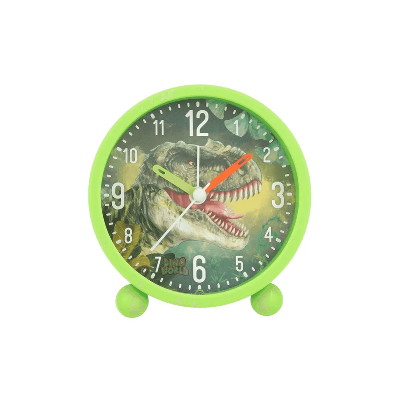 Dino World Reloj Despertador Verde