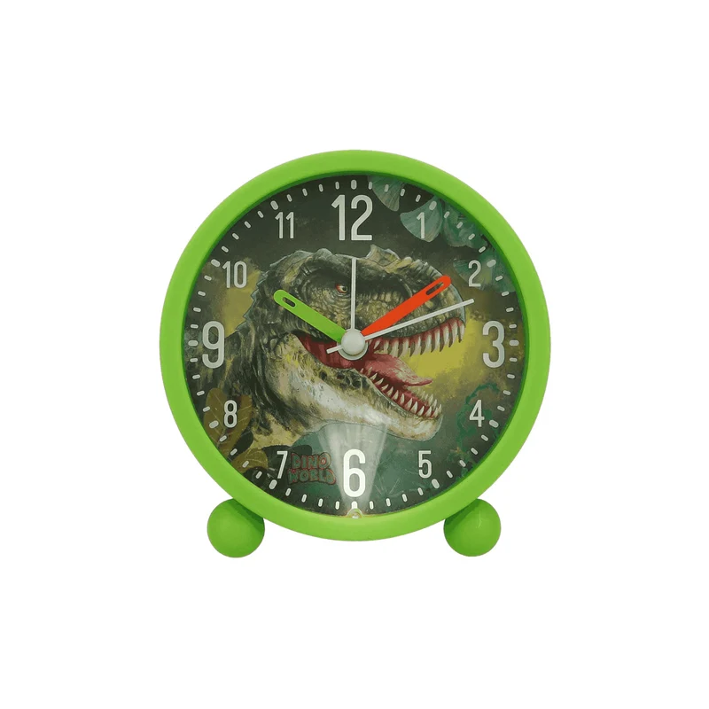Dino World Reloj Despertador Verde