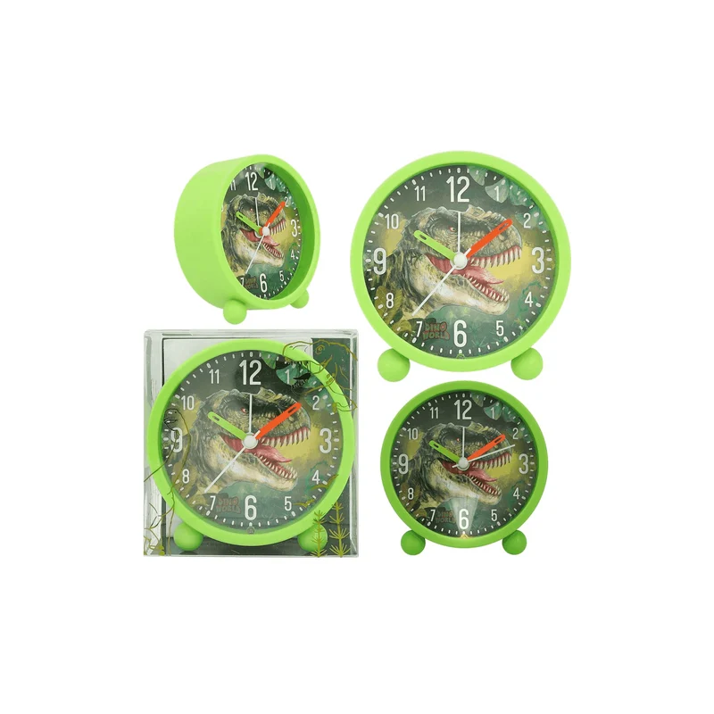 Dino World Reloj Despertador Verde