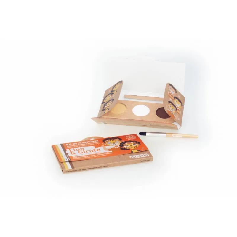 Kit maquillaje León y Jirafa · Namaki