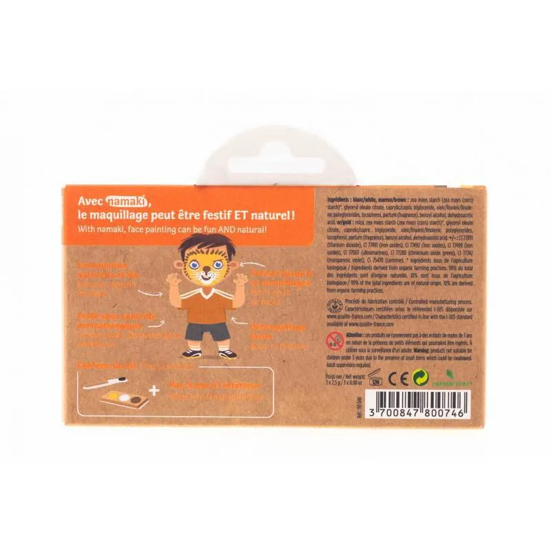 Kit maquillaje León y Jirafa · Namaki