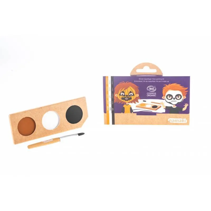 Kit maquillaje calabaza y esqueleto · Namaki