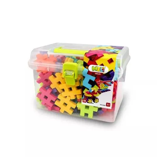 Bloques Meli · Maxi Travel Box 110 piezas