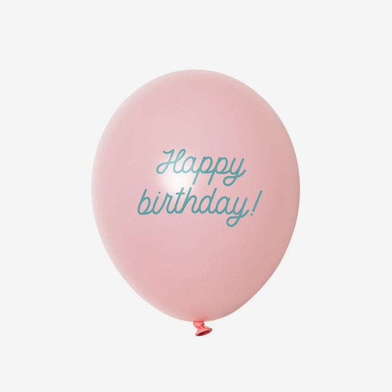 Happy birthday balloons. 6 pcs