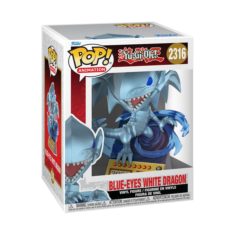 Funko Pop Premium: Yu Gi Oh - Dragon Blanco de Ojos Azules carta