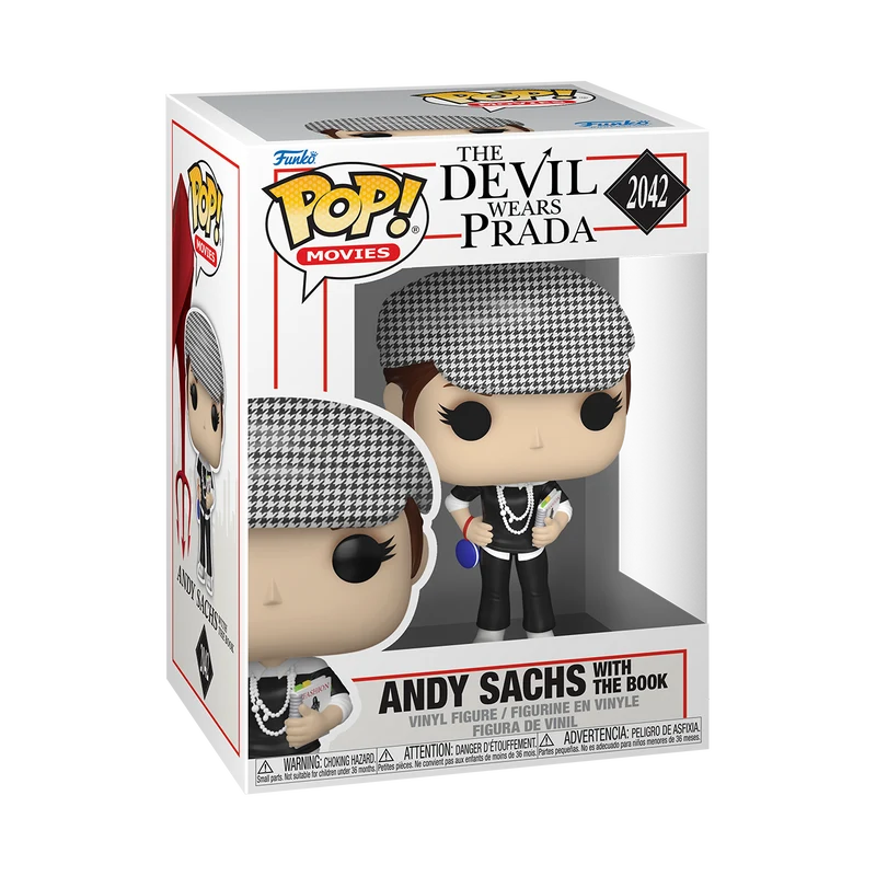 Funko Pop Movies: El Diablo viste a la moda - Andy Sachs con El Libro