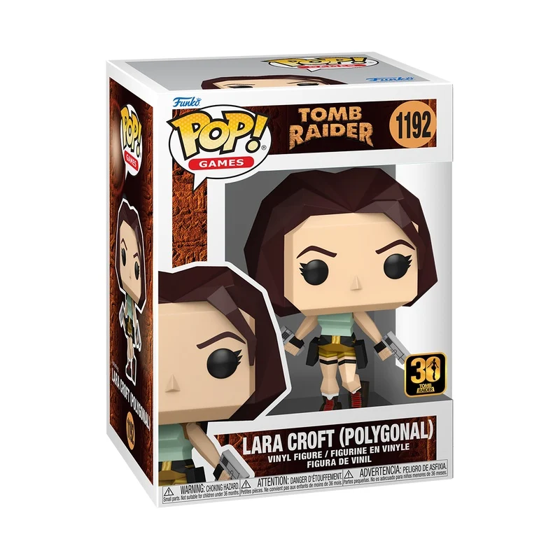 Funko Pop Games: Tomb Raider - Lara Croft Poligonos