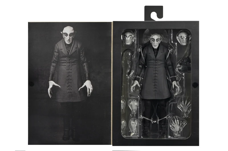 NECA Figura de Accion Ultimate: Nosferatu - Conde Orlok Blanco y Negro 7 pulgadas