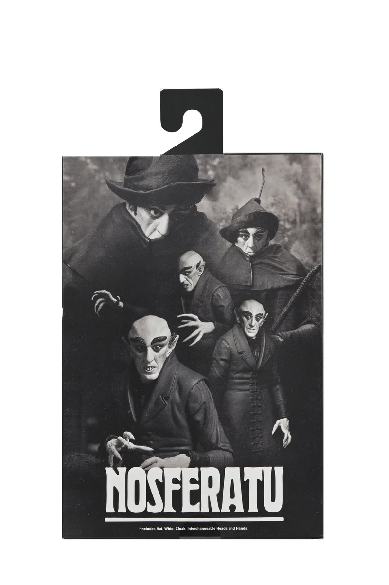 NECA Figura de Accion Ultimate: Nosferatu - Conde Orlok Blanco y Negro 7 pulgadas