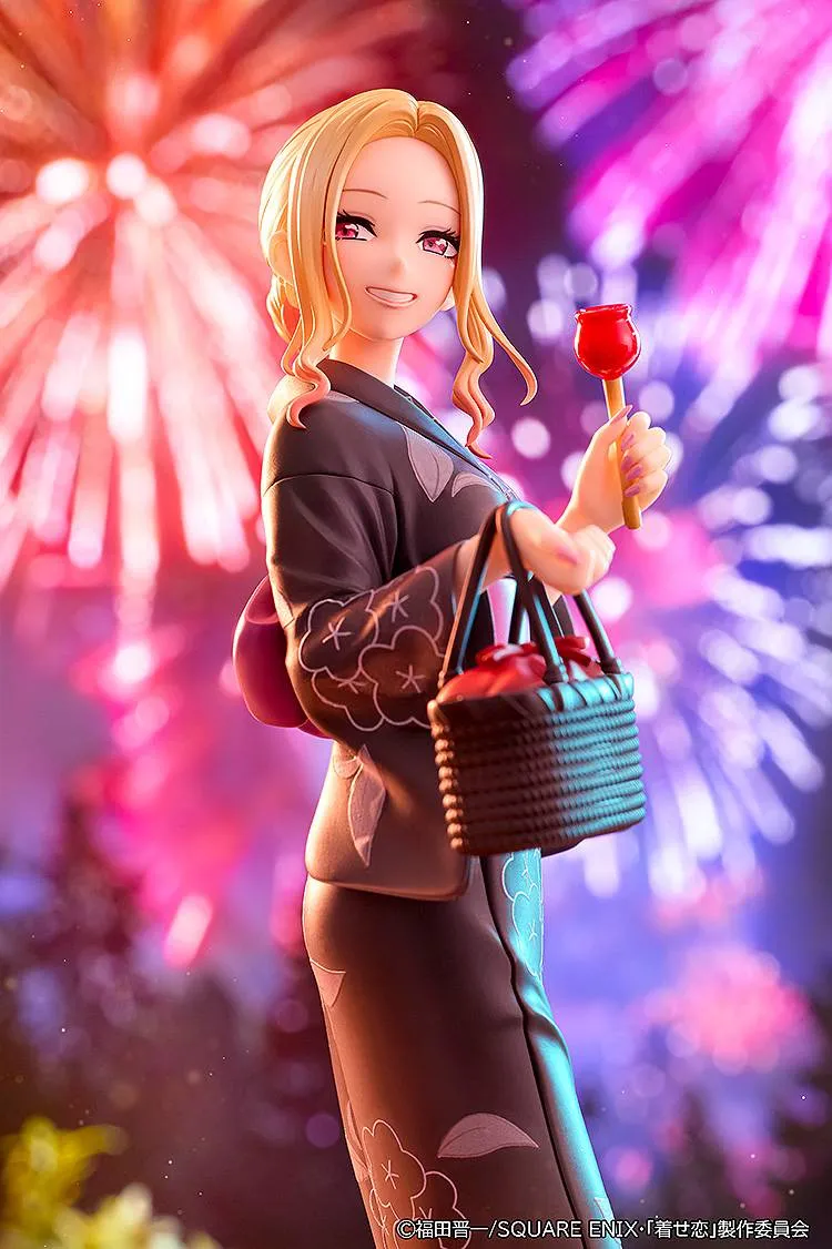 Kadokawa Scale Figure: My Dress Up Darling - Kitagawa Marin Yukata Escala 1/7