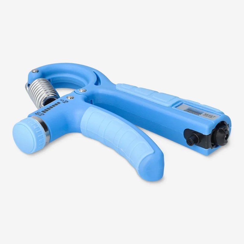 Blue hand grip with adjustable resistance – 5 to 60 kg