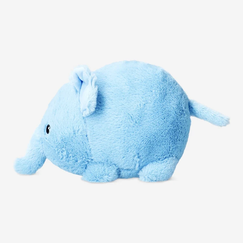 Blue plush elephant