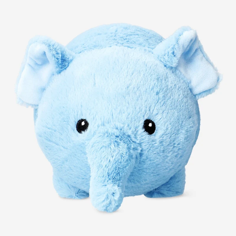 Blue plush elephant