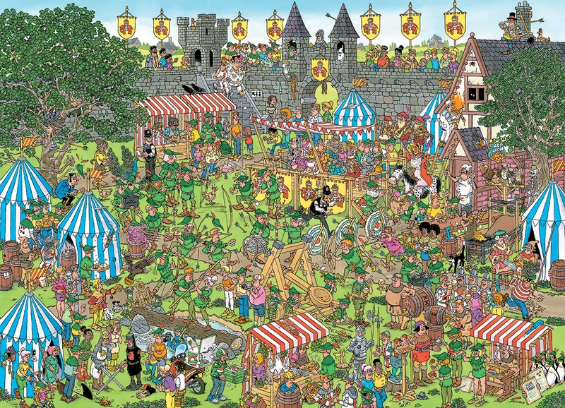 Jan van Haasteren - Robin Hood Festival (1500 pieces)