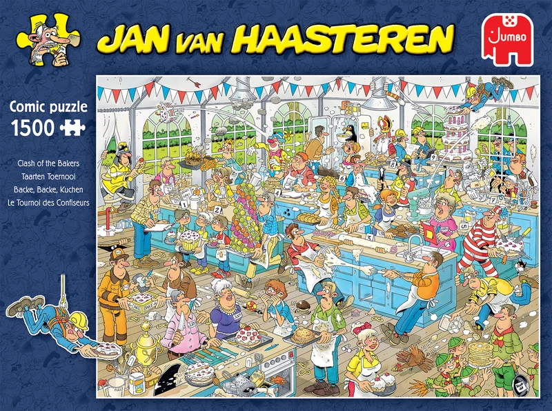 Jan van Haasteren - Clash of the Bakers (1500 pieces)