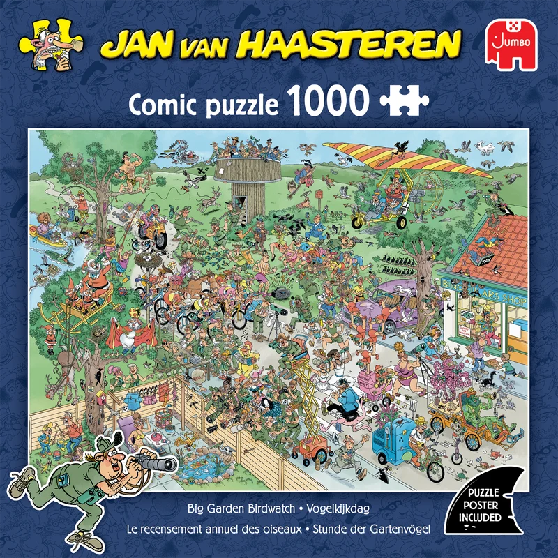 Jan van Haasteren - Big Garden Birdwatch (1000 pieces)