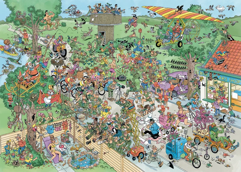 Jan van Haasteren - Big Garden Birdwatch (1000 pieces)
