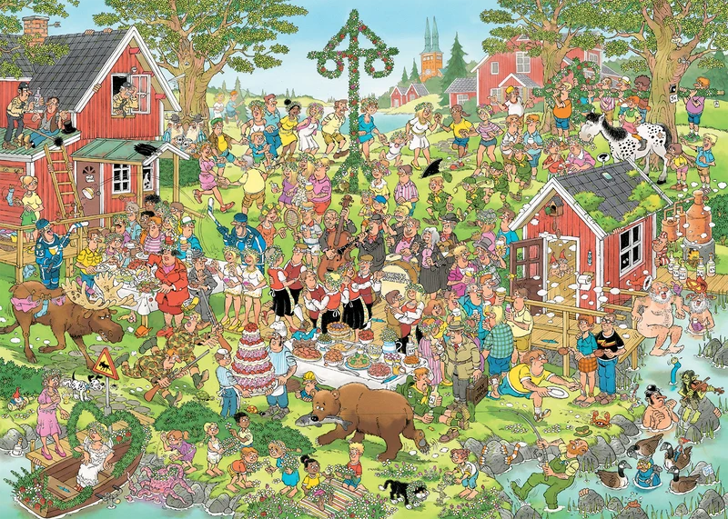 Jan van Haasteren - Midsummer festival (1000 pieces)