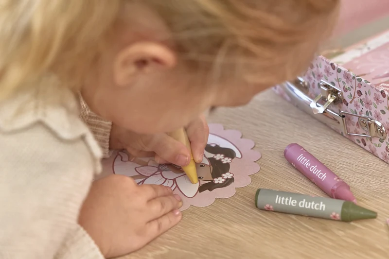 Maleta de creatividad Rosa Fairy Garden · Little Dutch