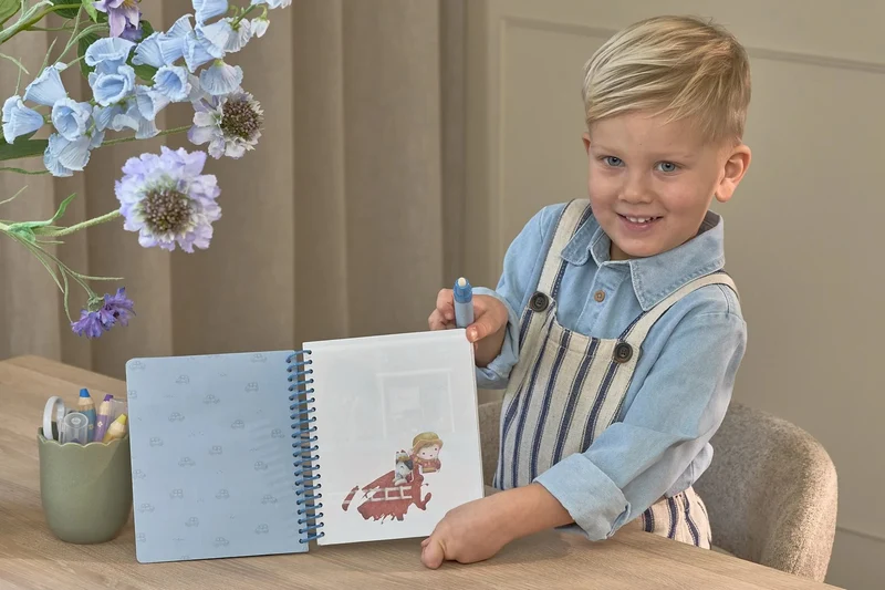 Libro Mágico al agua Jim Vehículos · Little Dutch