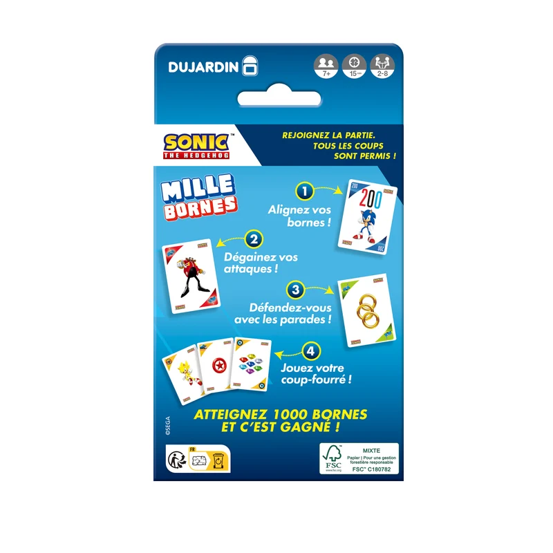 Mille Bornes Sonic Pocket