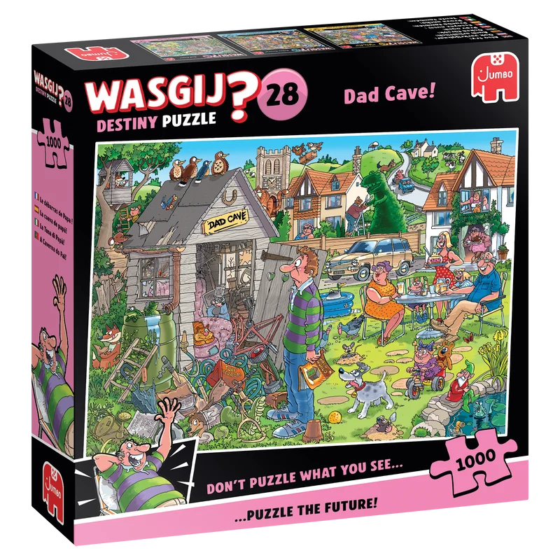 Wasgij Destiny 28 - Dad Cave! (1000 pieces)