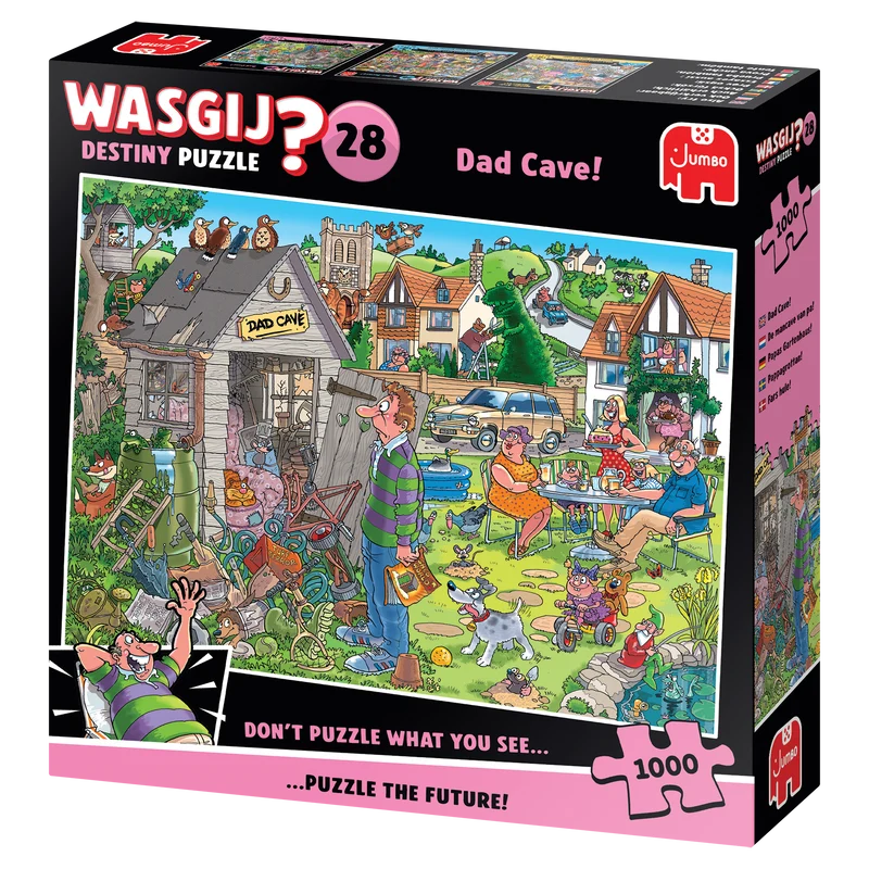 Wasgij Destiny 28 - Dad Cave! (1000 pieces)