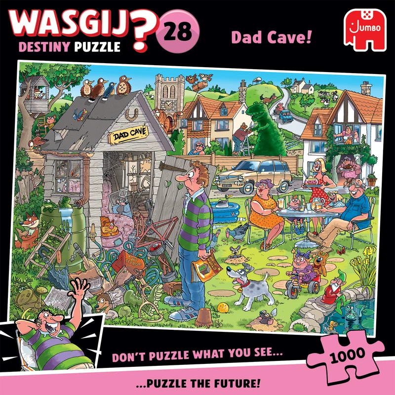 Wasgij Destiny 28 - Dad Cave! (1000 pieces)