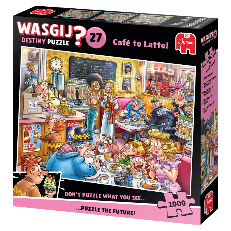 Wasgij Destiny 27 - Café to Latte! (1000 pieces)