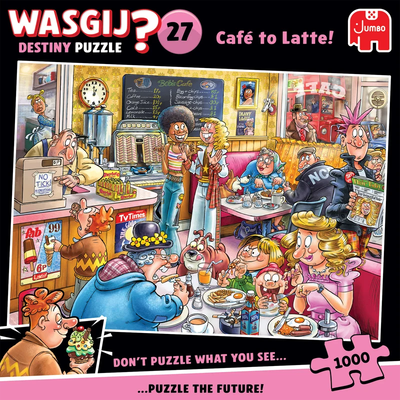 Wasgij Destiny 27 - Café to Latte! (1000 pieces)