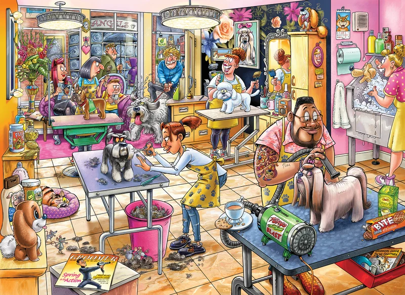 Wasgij Mystery 23 - Pooch Parlour! (1000 pieces)