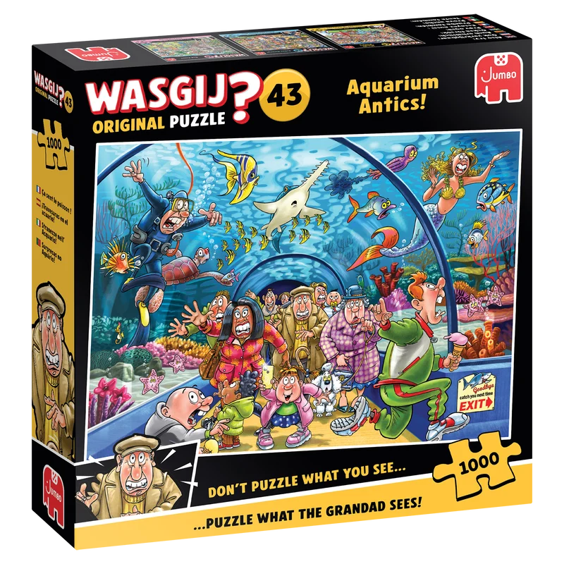 Wasgij Original 43 - Aquarium Antics! (1000 pieces)
