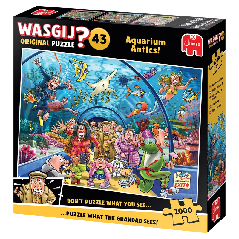 Wasgij Original 43 - Aquarium Antics! (1000 pieces)