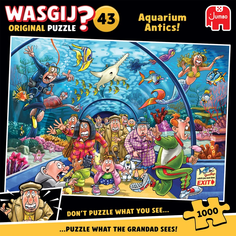 Wasgij Original 43 - Aquarium Antics! (1000 pieces)