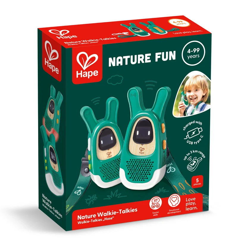 Walkie Talkie de la naturaleza · Hape