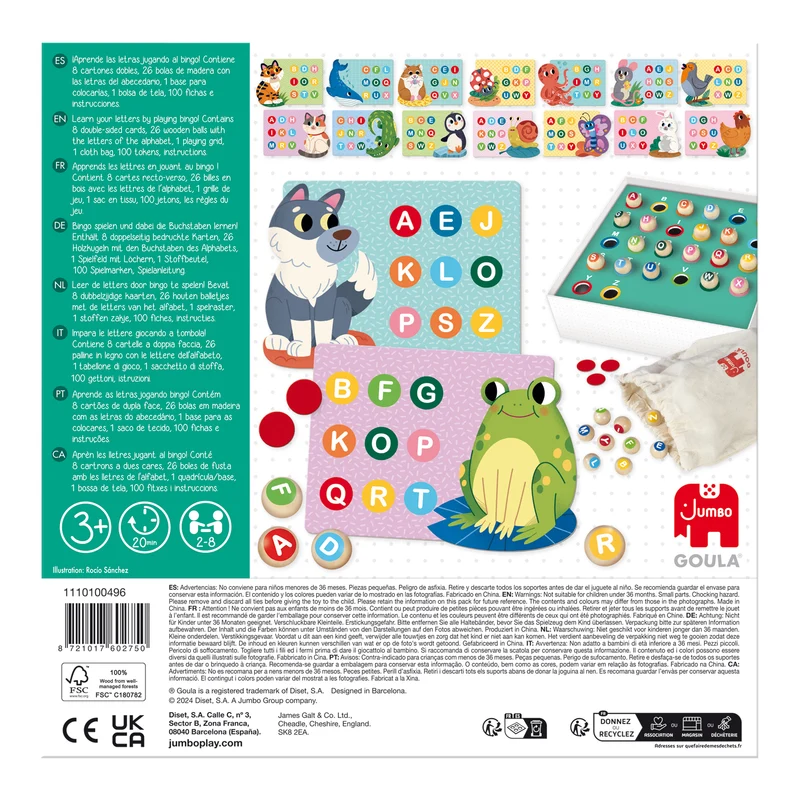 Goula - Alphabet Bingo