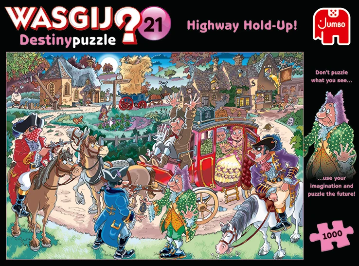 Wasgij Destiny 21 - Highway Hold-Up! (1000 pieces)