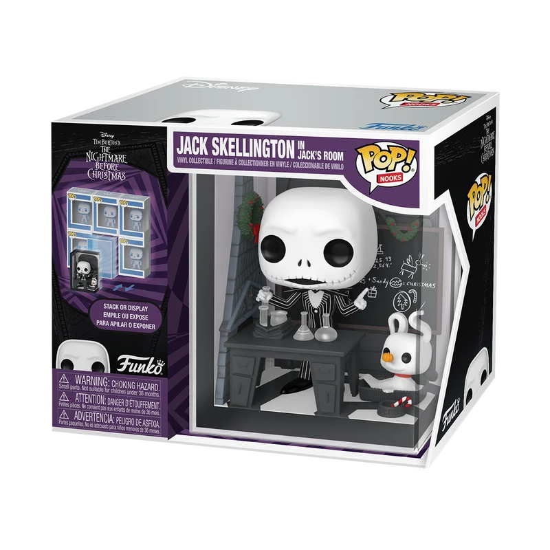 Funko Pop Nooks: Disney Mundo De Jack - Cuarto de Jack Skellington
