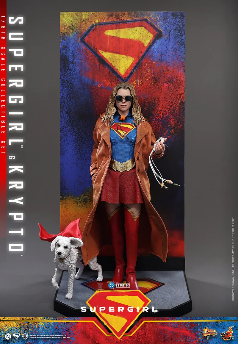 Hot Toys Movie Masterpiece Series: DC Supergirl - Supergirl y Krypto Escala 1/6